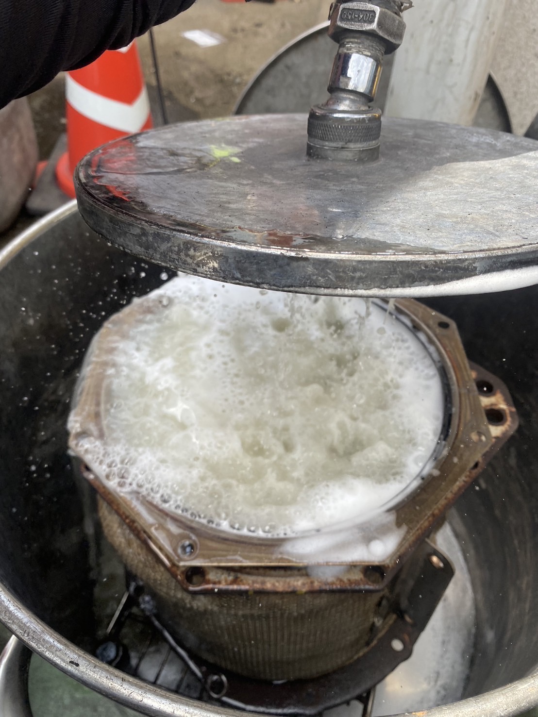 除去された汚れ